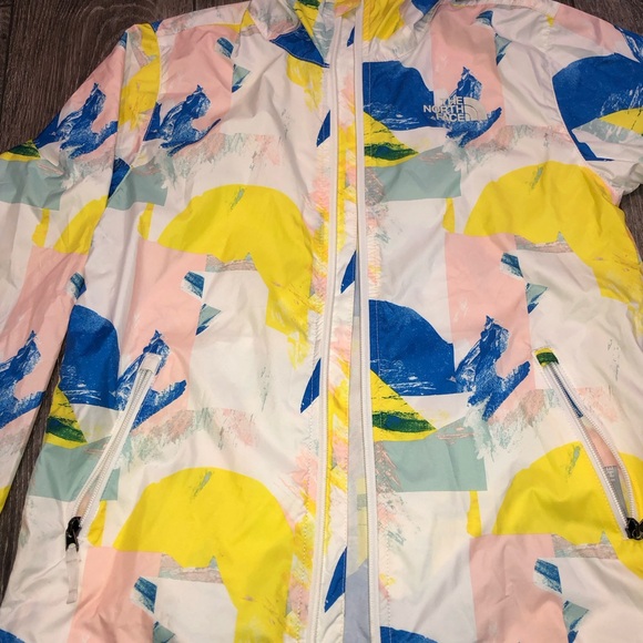 The North Face Flurry Wind Hoodie Rain Jacket- Youth Large (14/16) - Picture 3 of 8